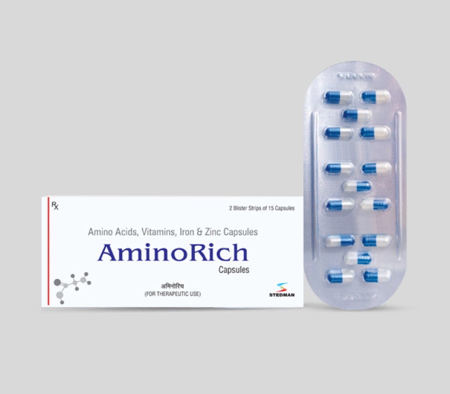 Aminorich Capsules pack shot
