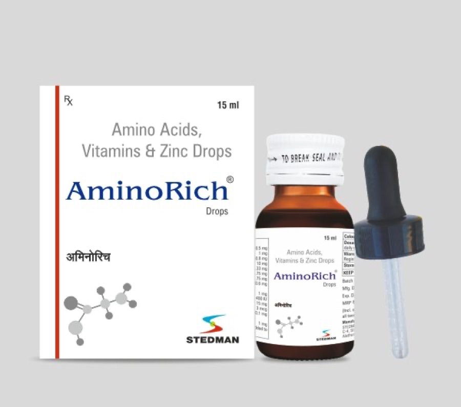 Aminorich Drops pack shot