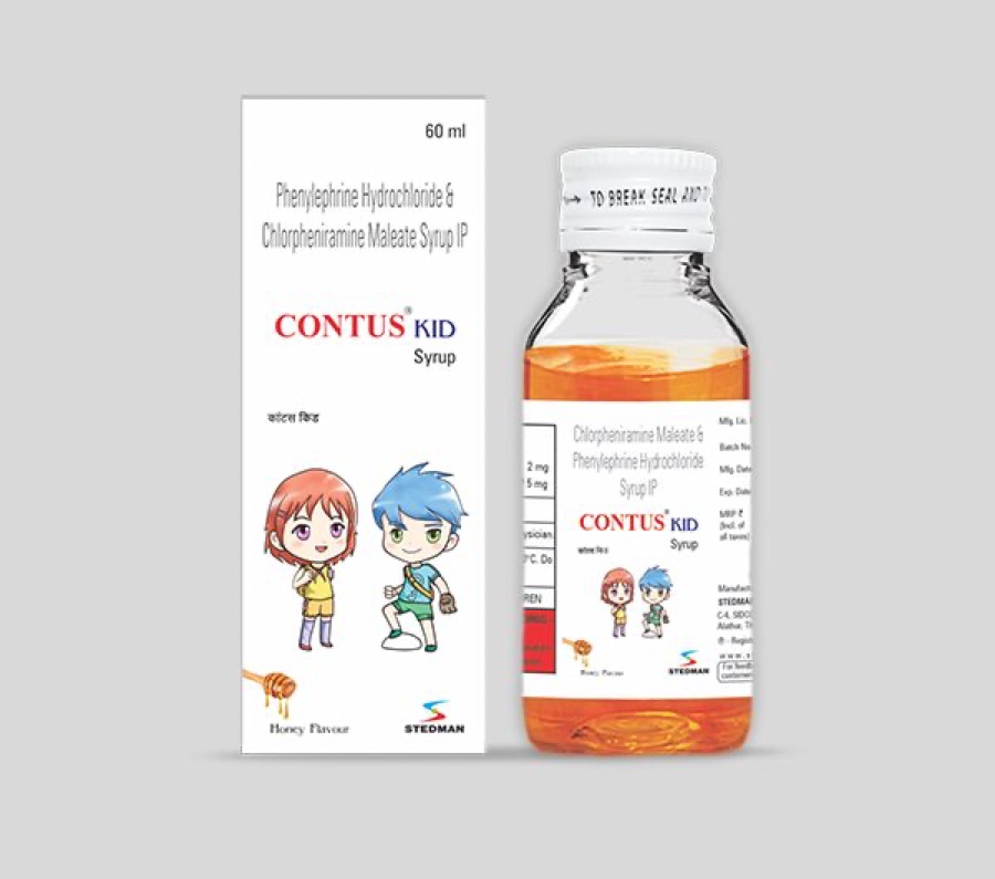 Contus Kid Syrup pack shot