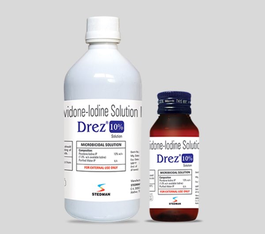 Drez 10% Solution pack shot