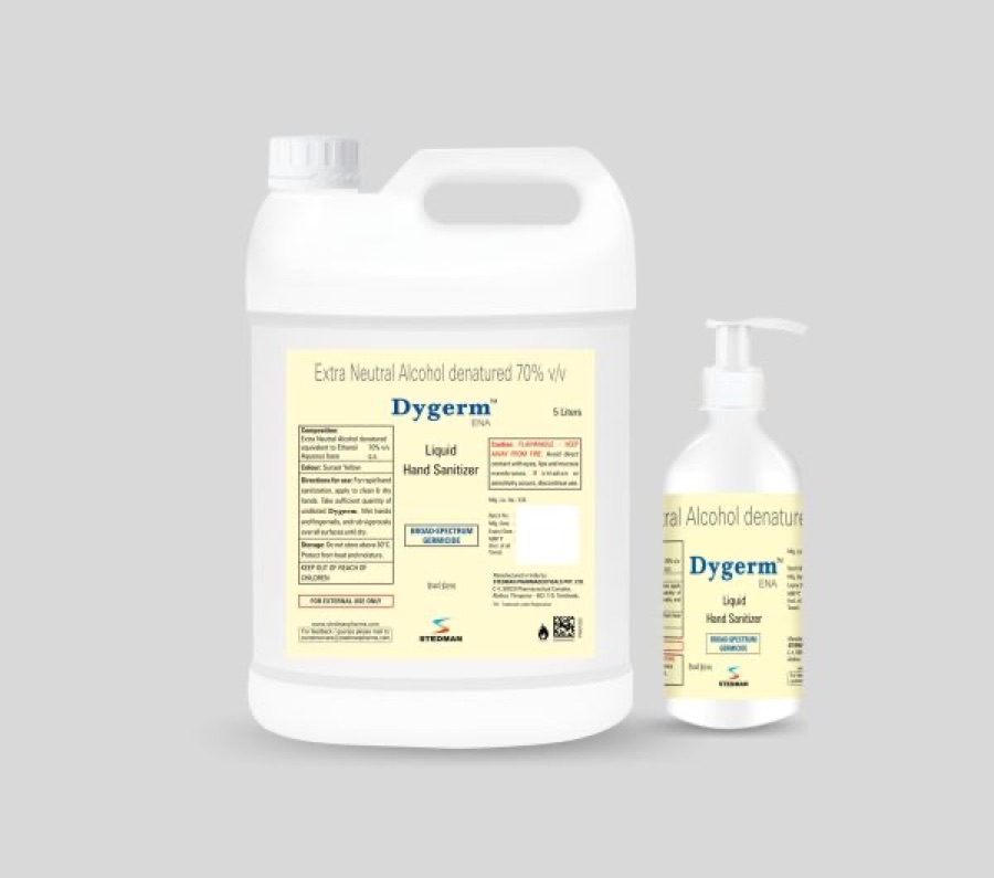 Dygerm ENA Liquid Hand Sanitizer pack shot