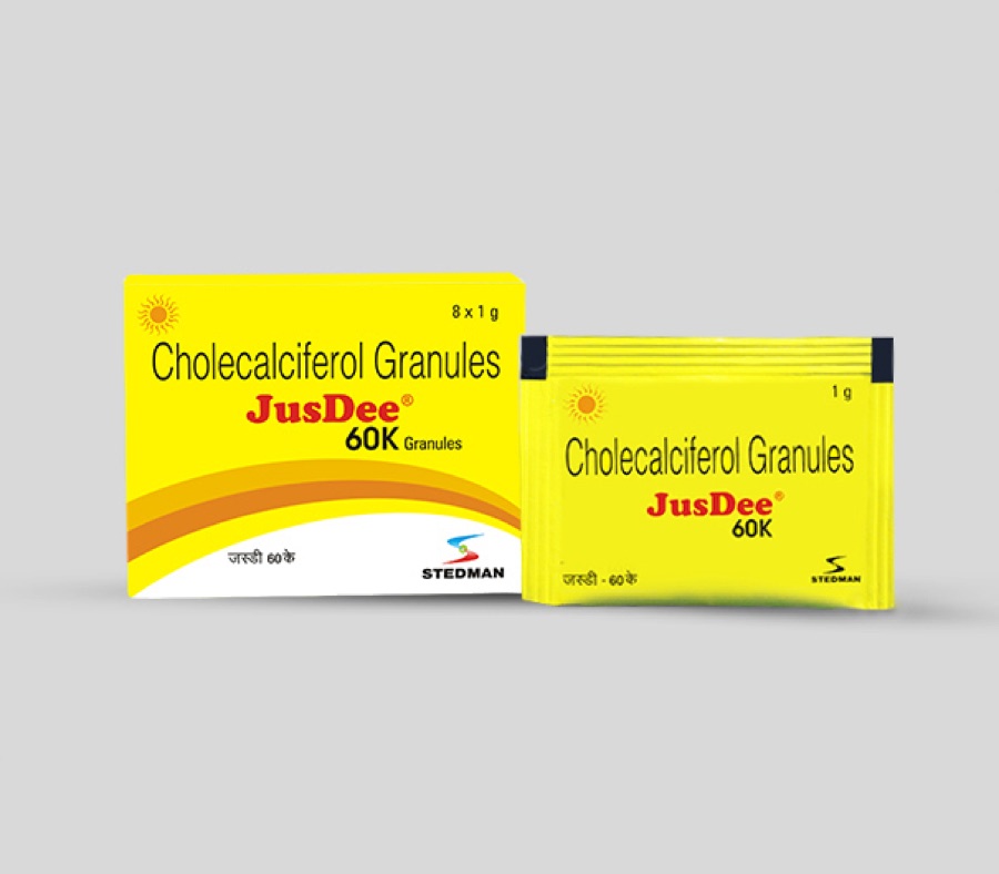 Jusdee 60K Granules pack shot