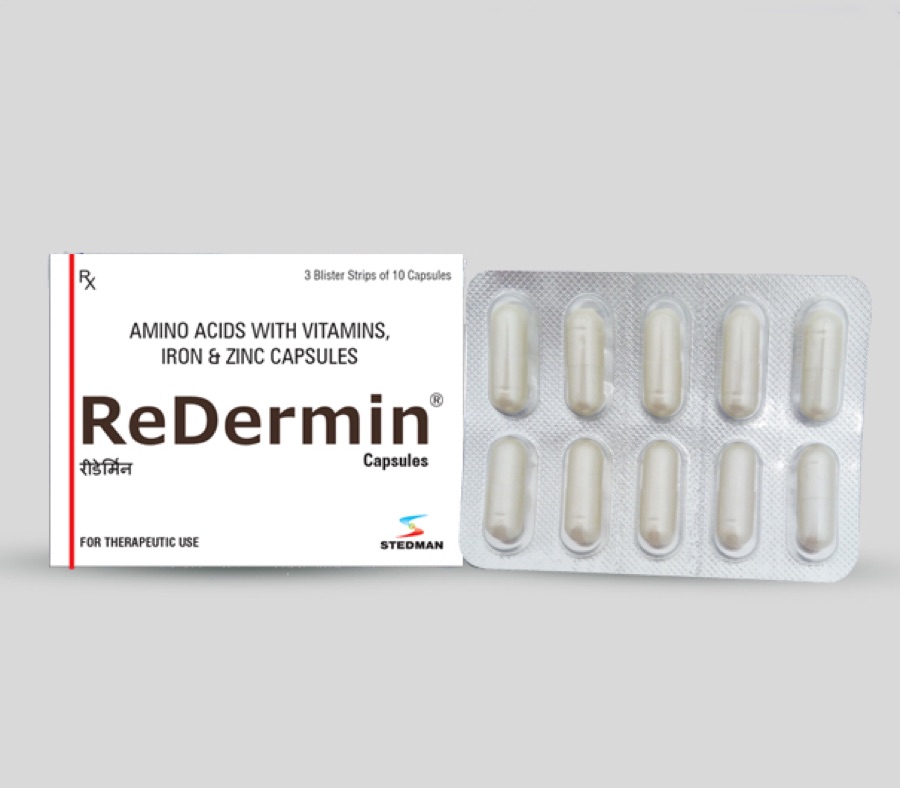 Redermin Capsules pack shot
